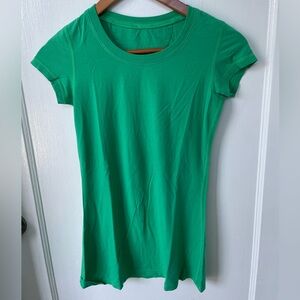 Lululemon Athletica Vibrant Green Short Sleeve Tee